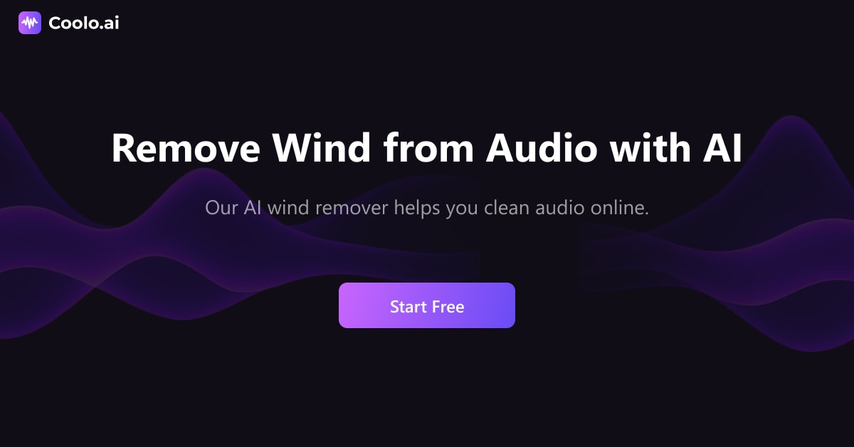 Wind Audio Remove Wind from Audio - AI Wind Noise Remover