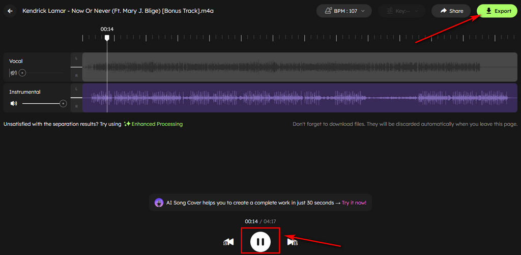 03 Previsualizar y exportar el audio