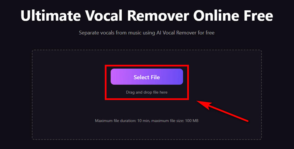 02 Select your file