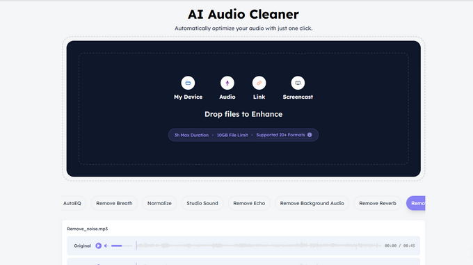 12 AudioCleaner